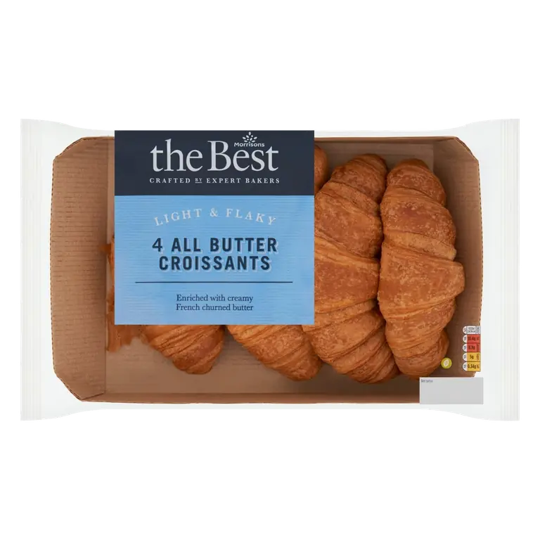 All Butter Croissants 4 Pack