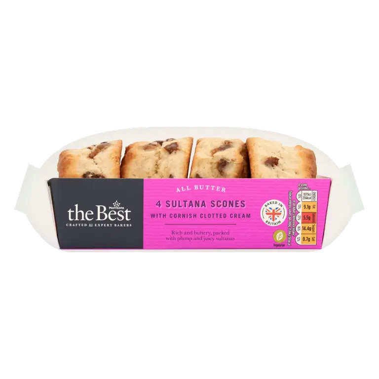 All Butter Sultana Scones 4 Pack
