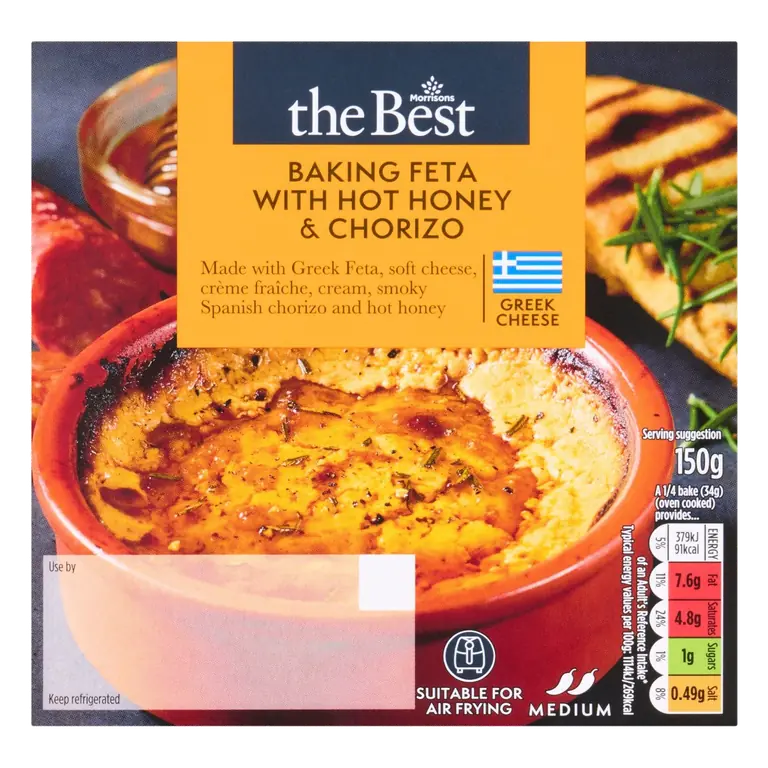 The Best Baking Feta Honey And Chorizo 150g