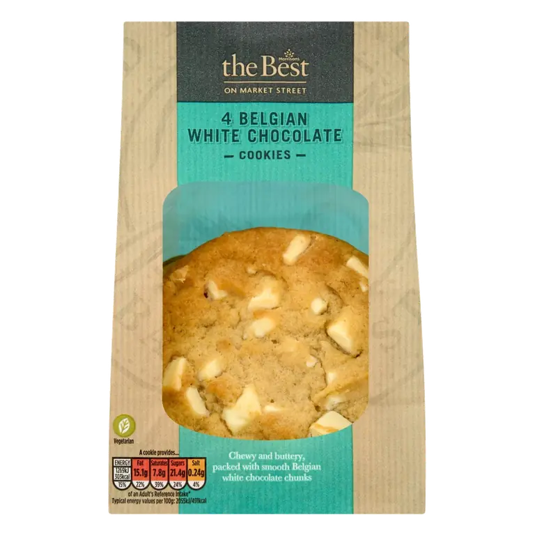 Belgian White Chocolate Cookies