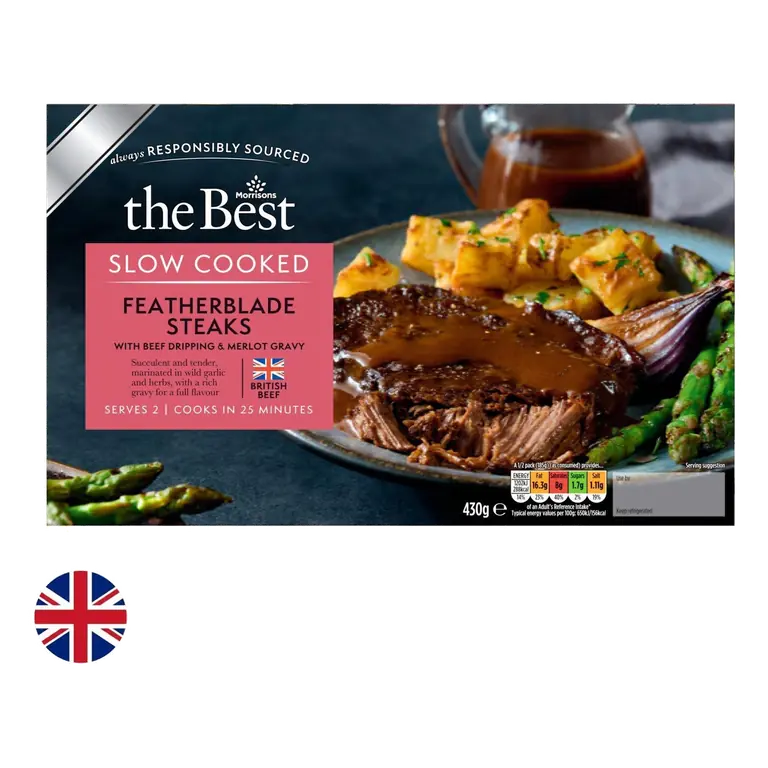 British Beef Featherblade With Beef Dripping Gravy 430g
