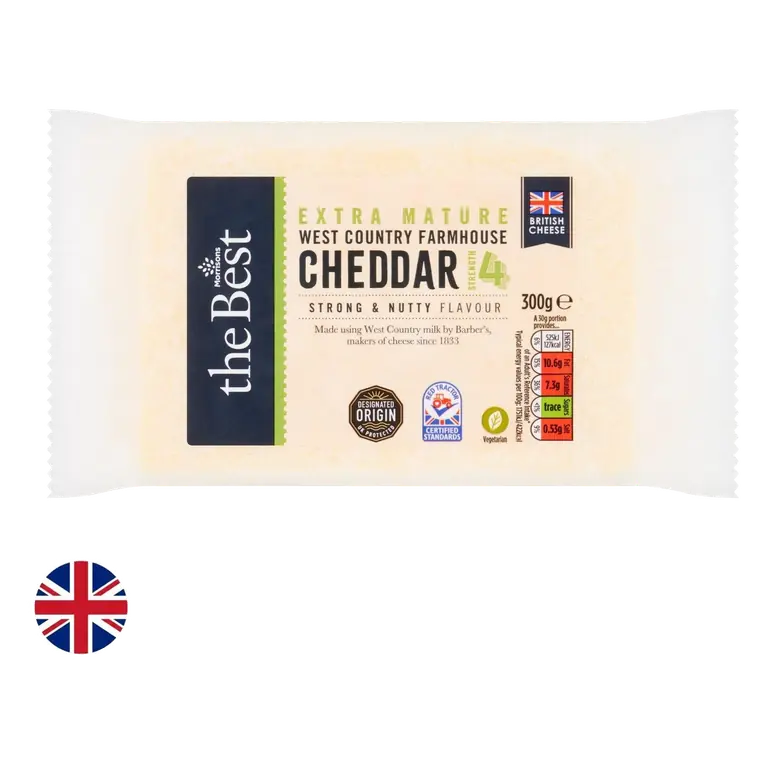 British Extra Mature Farmhouse Cheddar 300g