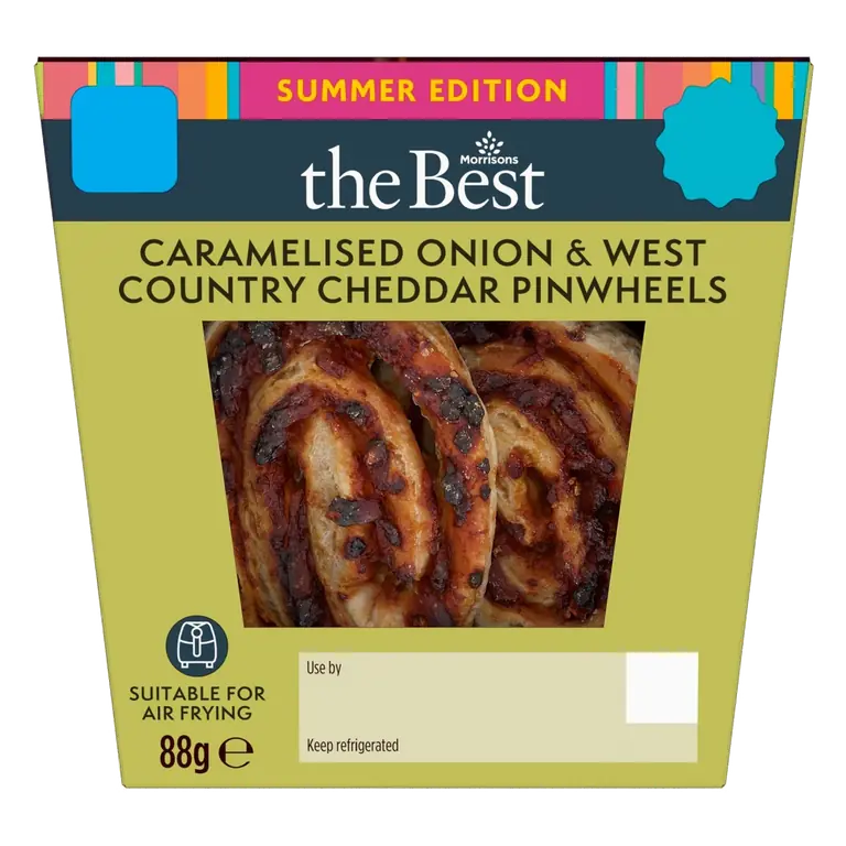 Cheddar & Caramelised Onion Pinwheels 88g