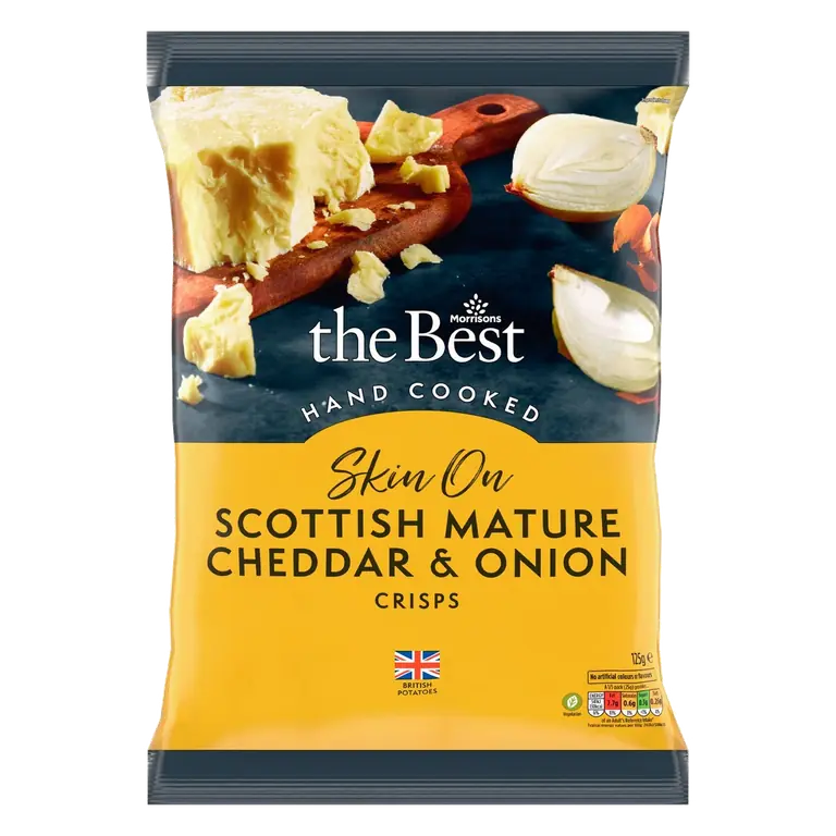 Cheddar & Onion Crisps