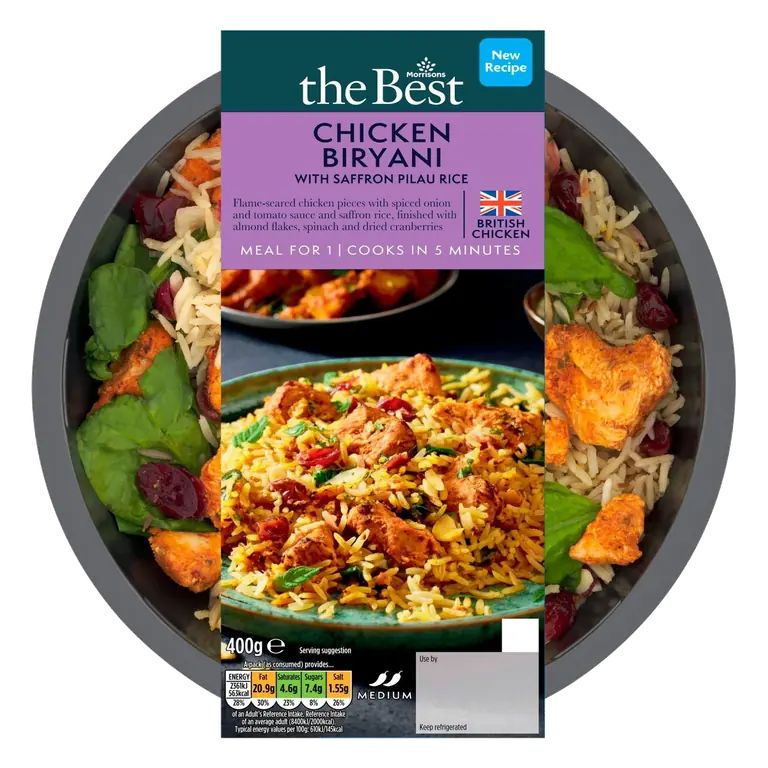 Chicken Biryani With Saffron Pilau Rice