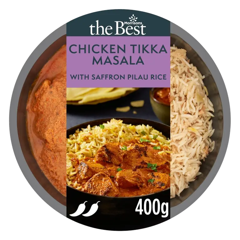 Chicken Tikka Masala with Saffron Pilau Rice