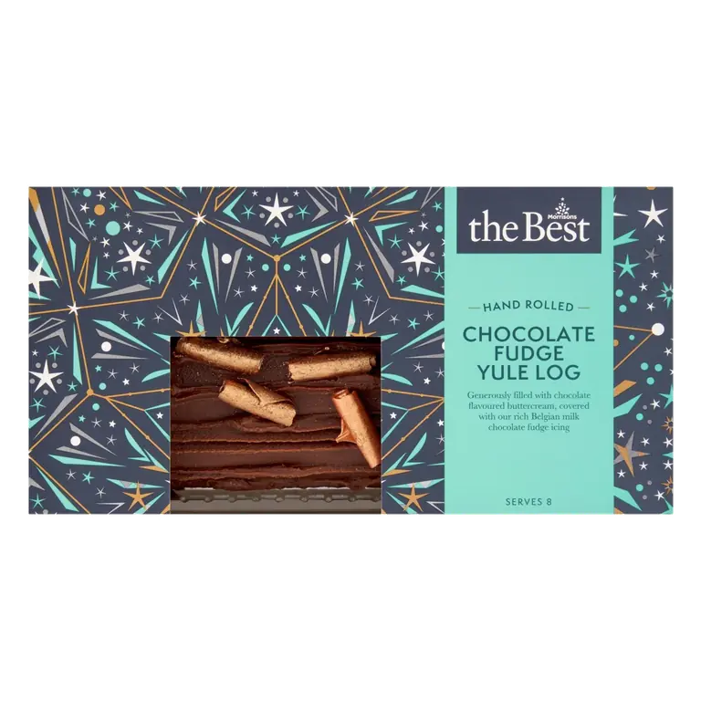 Chocolate Fudge Yule Log