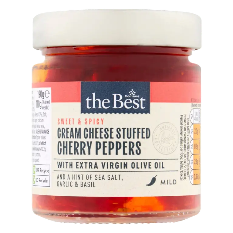 Cream Cheese Stuffed Cherry Peppers