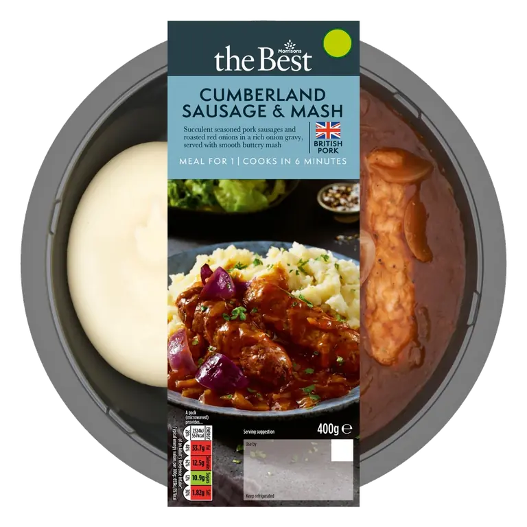 Cumberland Sausage & Mash