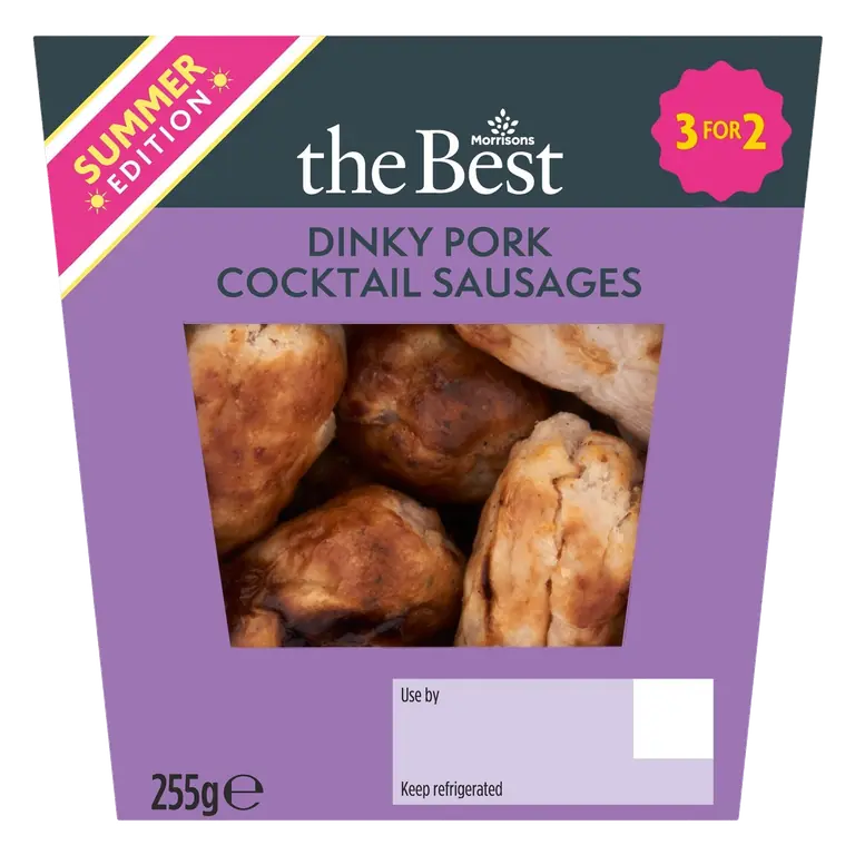 Dinky Pork Cocktail Sausages 255g