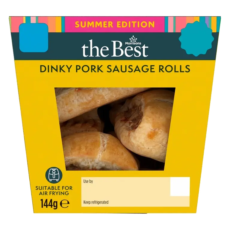 Dinky Pork Sausage Rolls 144g
