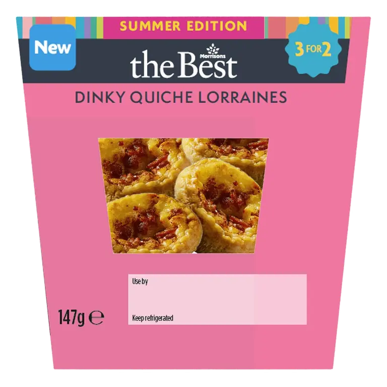 Dinky Quiche Lorraines 147g