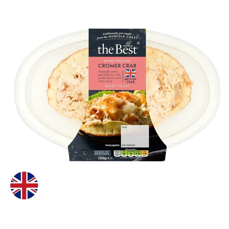 Dressed British Cromer Crab 130g