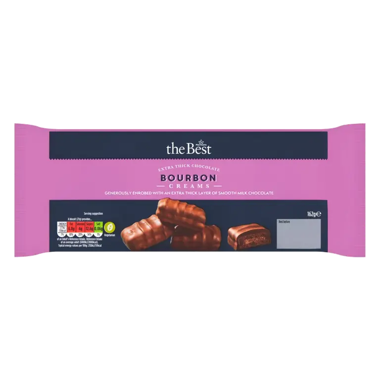 Extra Thick Chocolate Bourbon Creams 162g