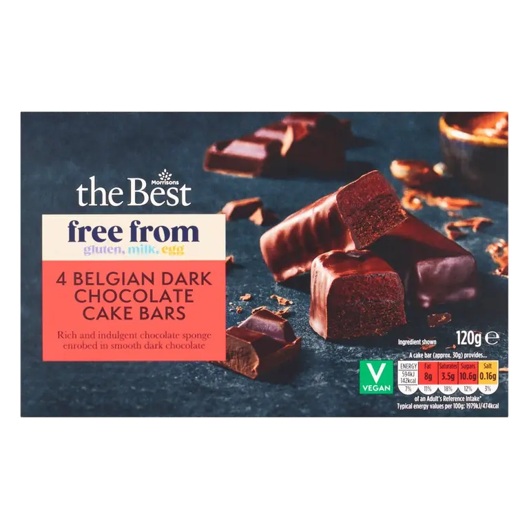 Free From Chocolate Cake Bars