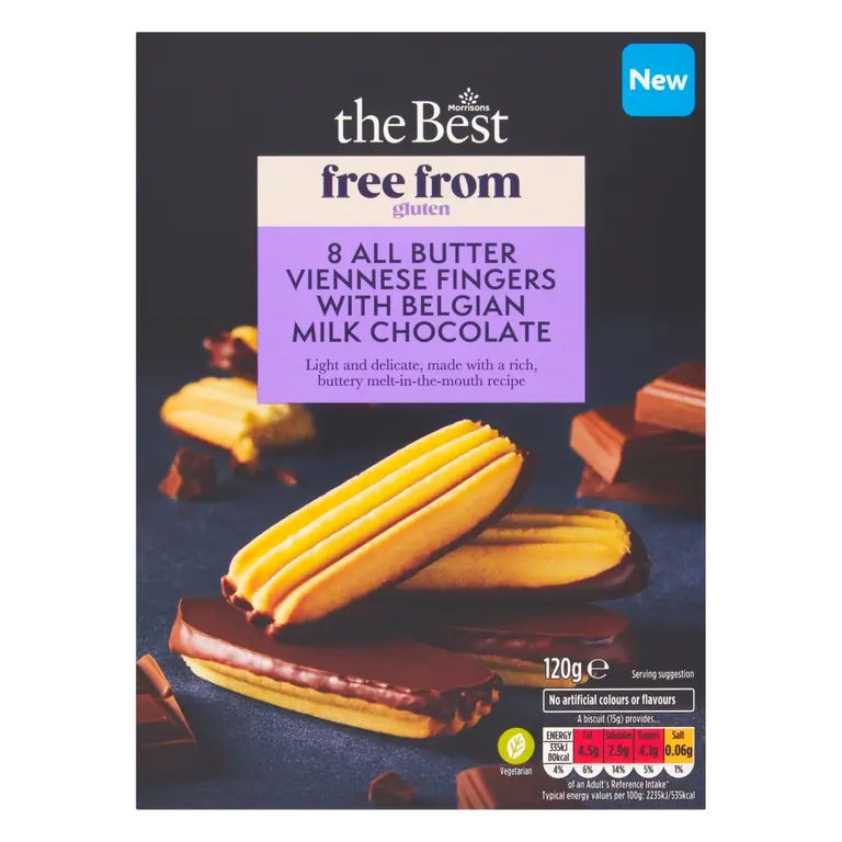 Free From Gluten All Butter 8 Viennese Fingers