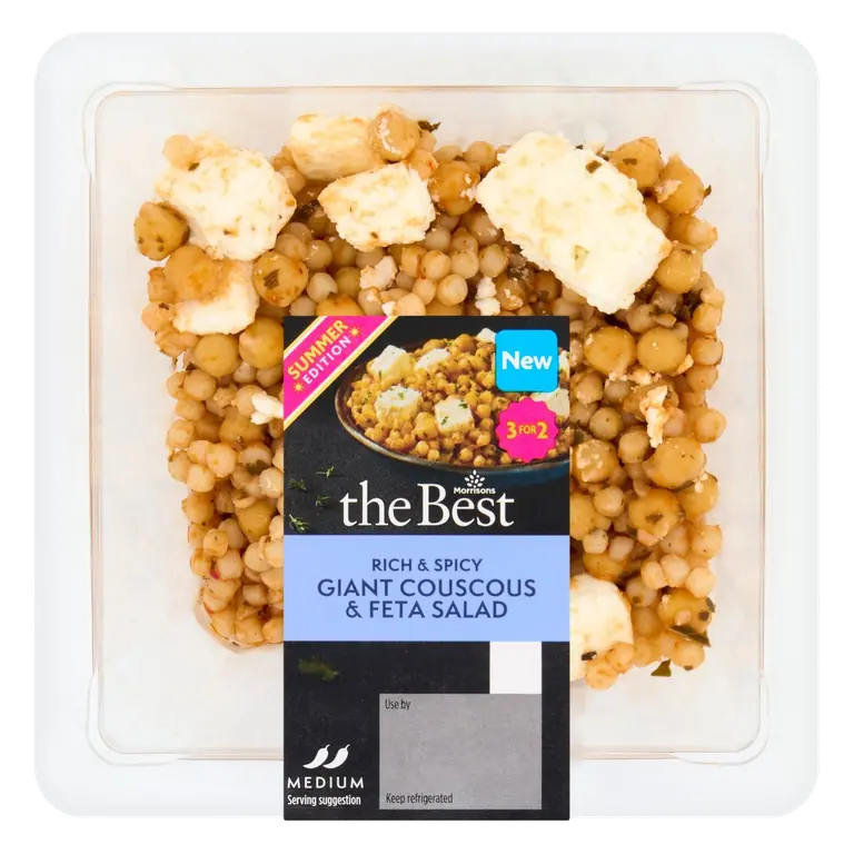 Giant Cous Cous & Greek Feta Salad