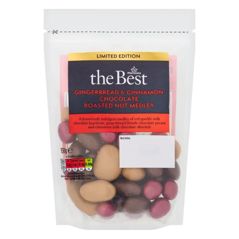 Gingerbread & Cinnamon Chocolate Roasted Nut Medley