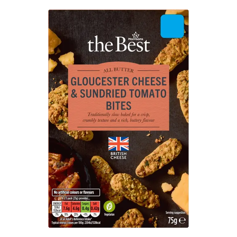 The Best Gloucester Cheese & Sundried Tomato Bites 75g