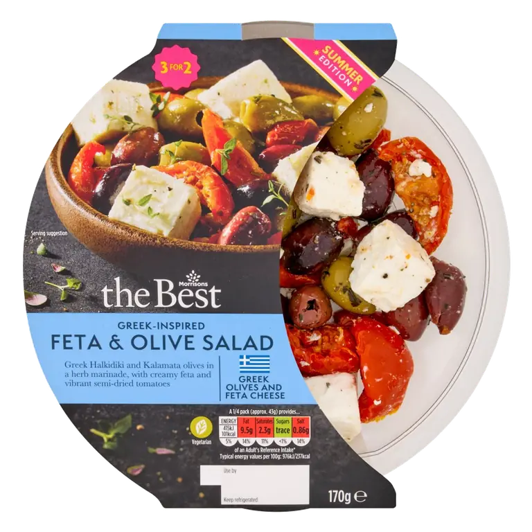 Greek Feta & Olive Salad 170g