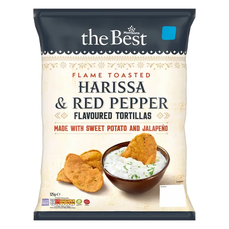 Harissa & Red Pepper Tortilla Chips