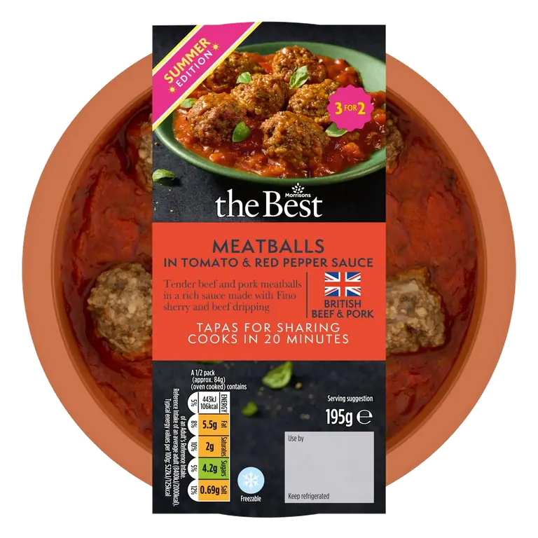 Hot Tapas Style Meatballs In Sauce 195g