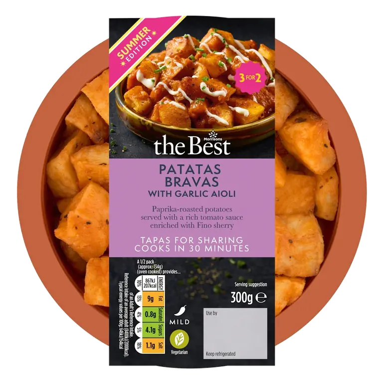 Hot Tapas Style Patatas Bravas 300g