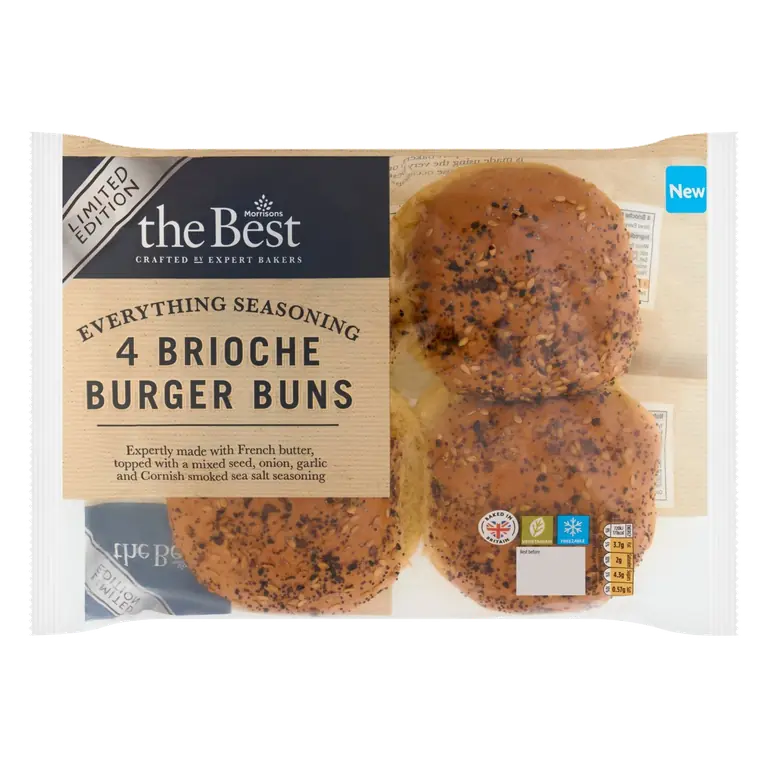 The Best Limited Edition Everything Brioche Buns 4 Pack