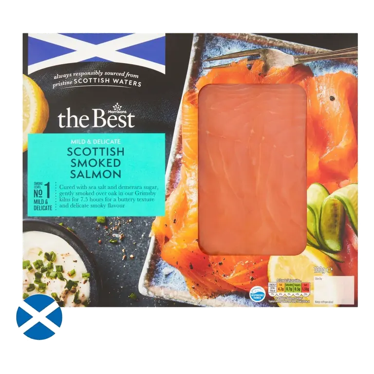 Mild Smoked Scottish Salmon 100g