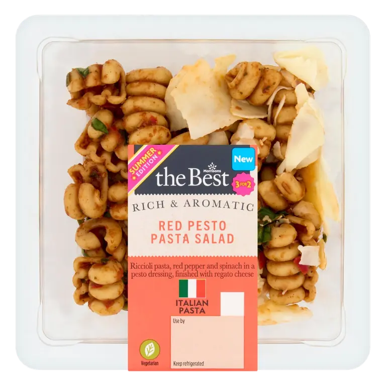 Morrison The Best Red Pesto Pasta 200g