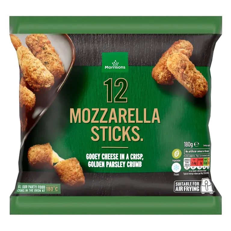 Morrisons 12 Mozzarella Sticks