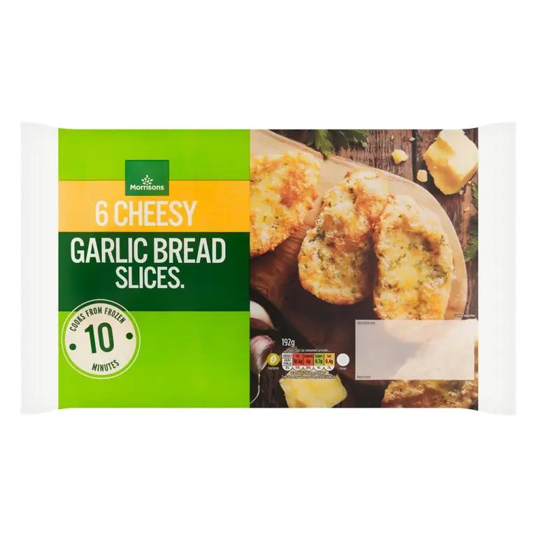 Morrisons 6 Cheesy Garlic Bread Slices