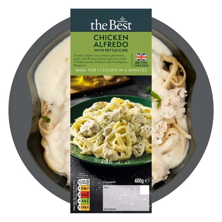 Morrisons Best Chicken Alfredo With Fettuccine 400g