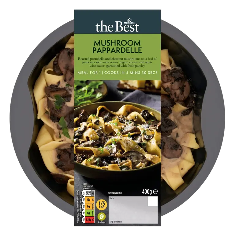 Morrisons Best Mushroom Pappardelle 400g