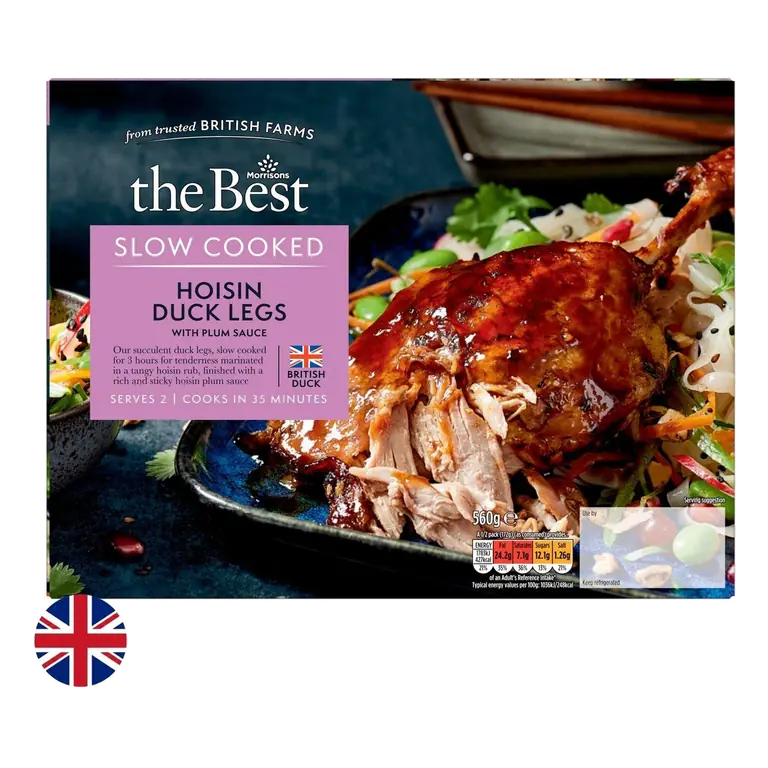 Morrisons British The Best Slow Cooked Duck Legs 560g