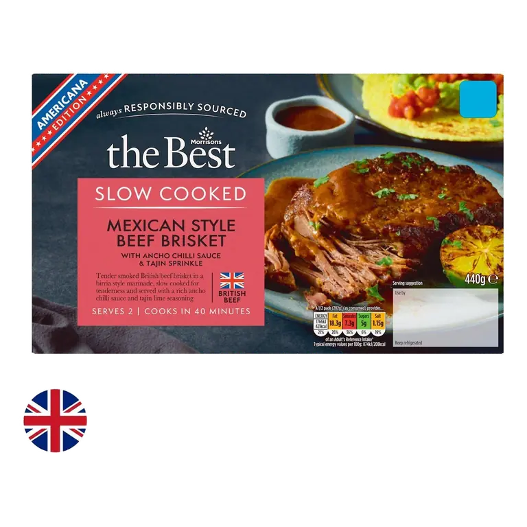Morrisons British The Best Slow Cooked Mexican Style Beef Brisket 440g