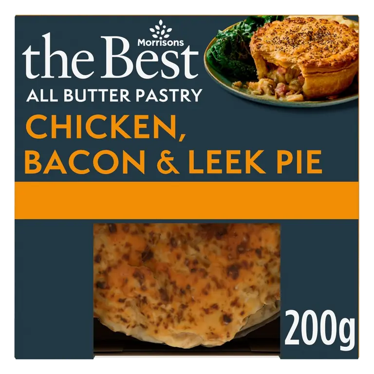 Morrisons Chicken Ham & Leek Pie 200G