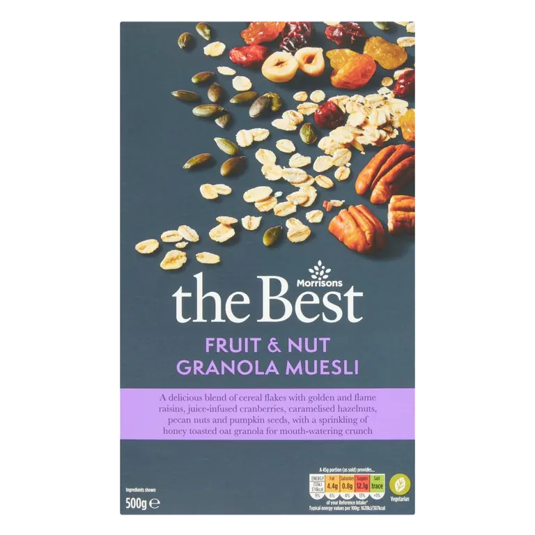 Muesli, Granola Fruit & Nut