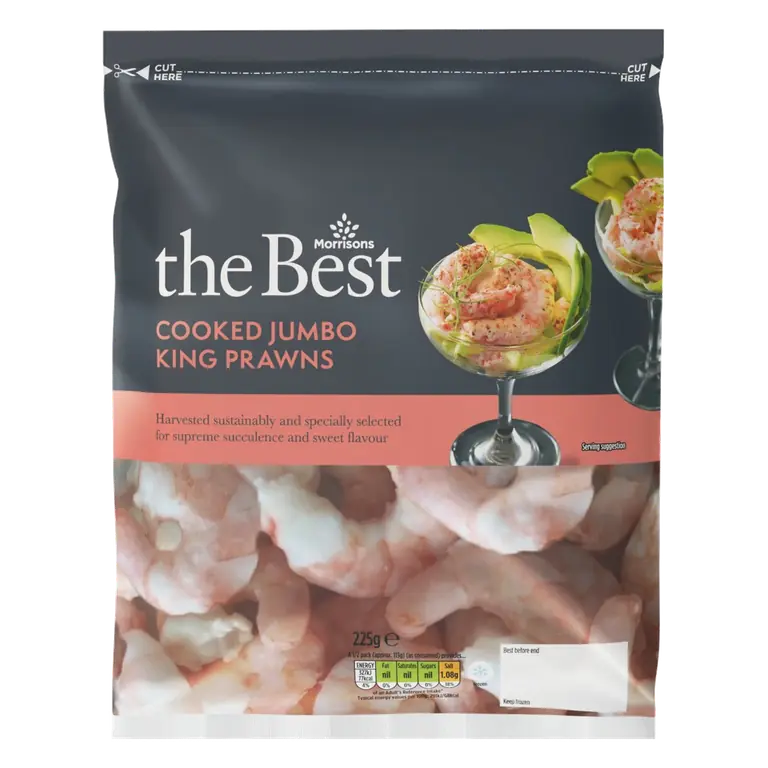 Peeled & Cooked Jumbo King Prawns