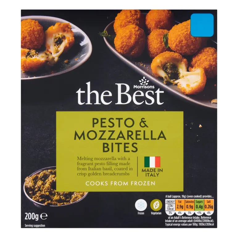 Pesto & Mozzarella Bites 200g