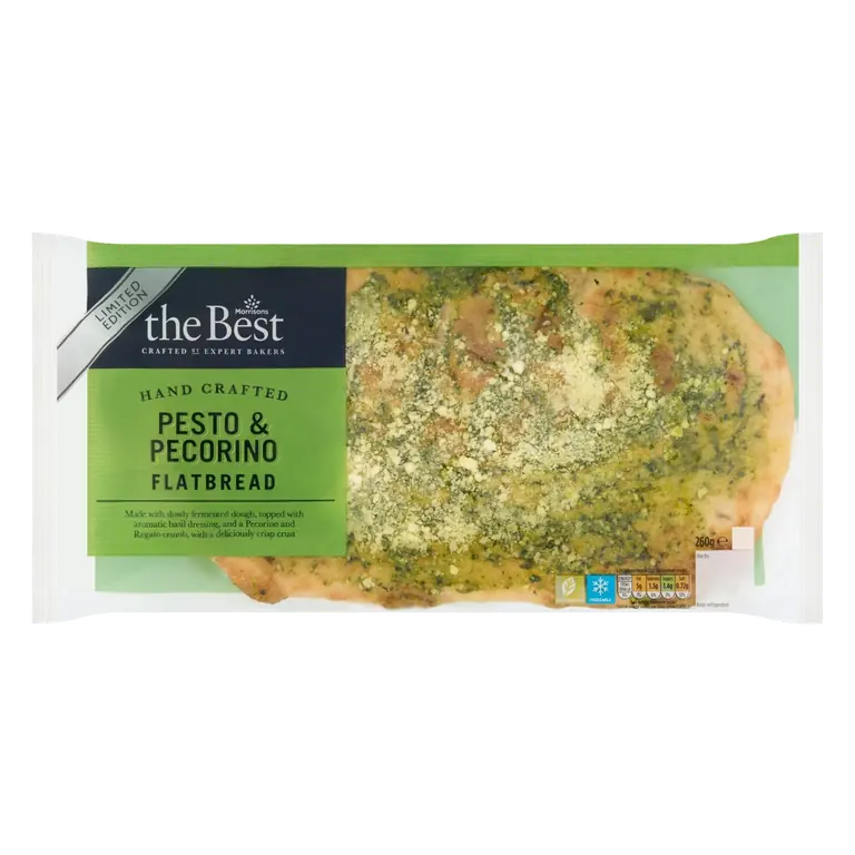 Pesto & Pecorino Flatbread 260g