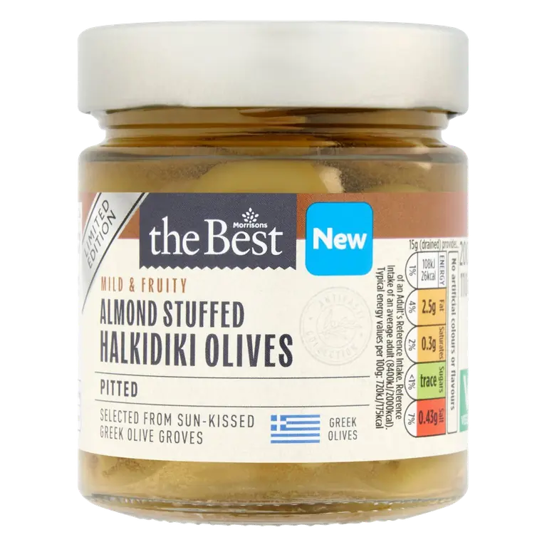 Pitted Halkidiki Olives With Almond