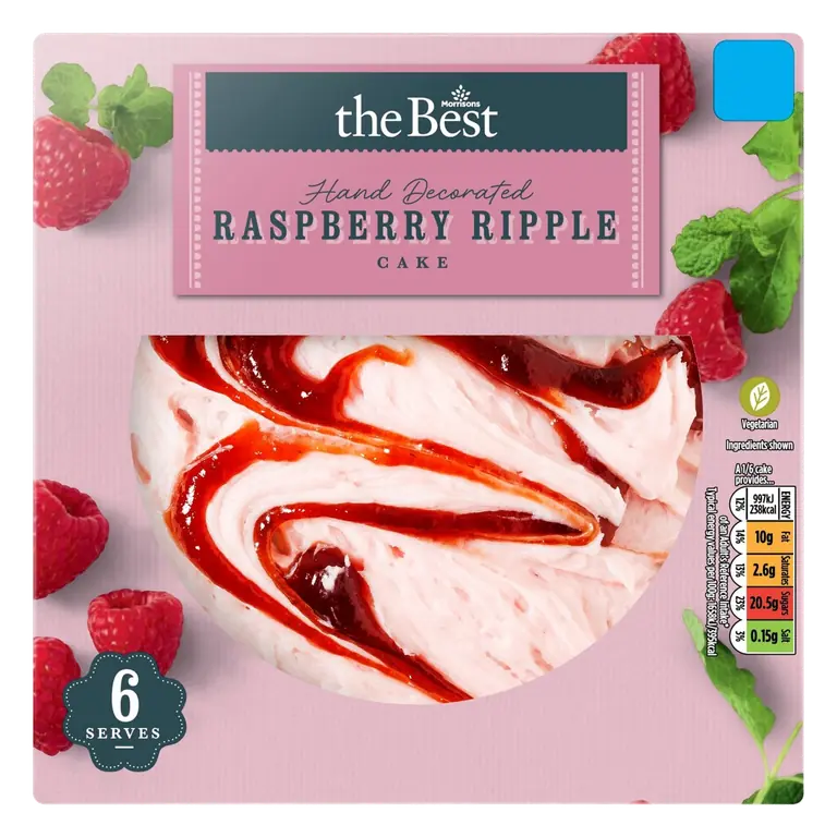The Best Raspberry Ripple Cake 364g