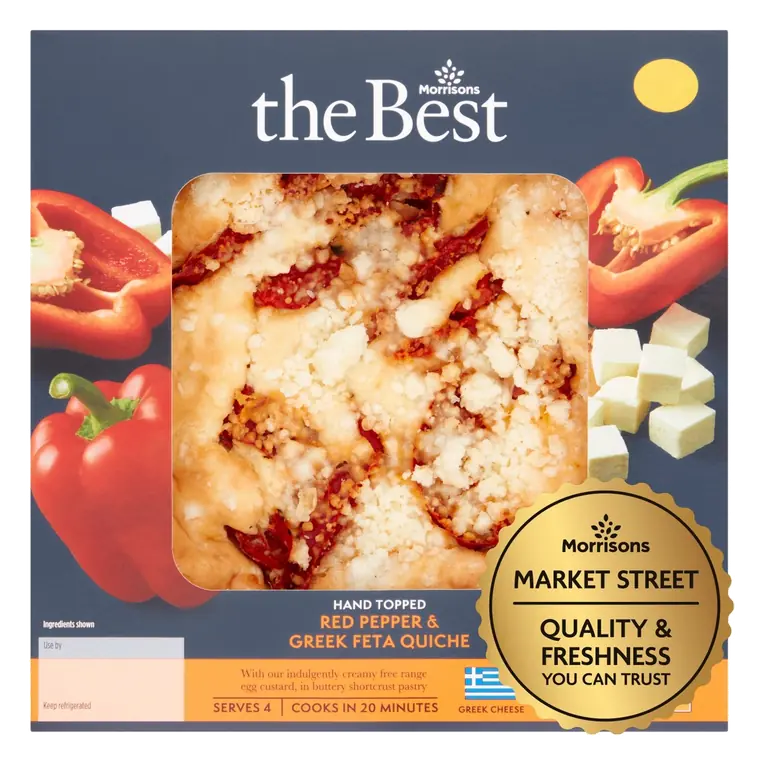 Red Pepper & Feta Deli Quiche
