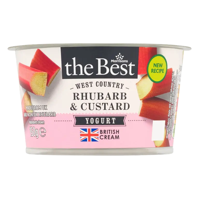 Rhubarb And Custard Yoghurt