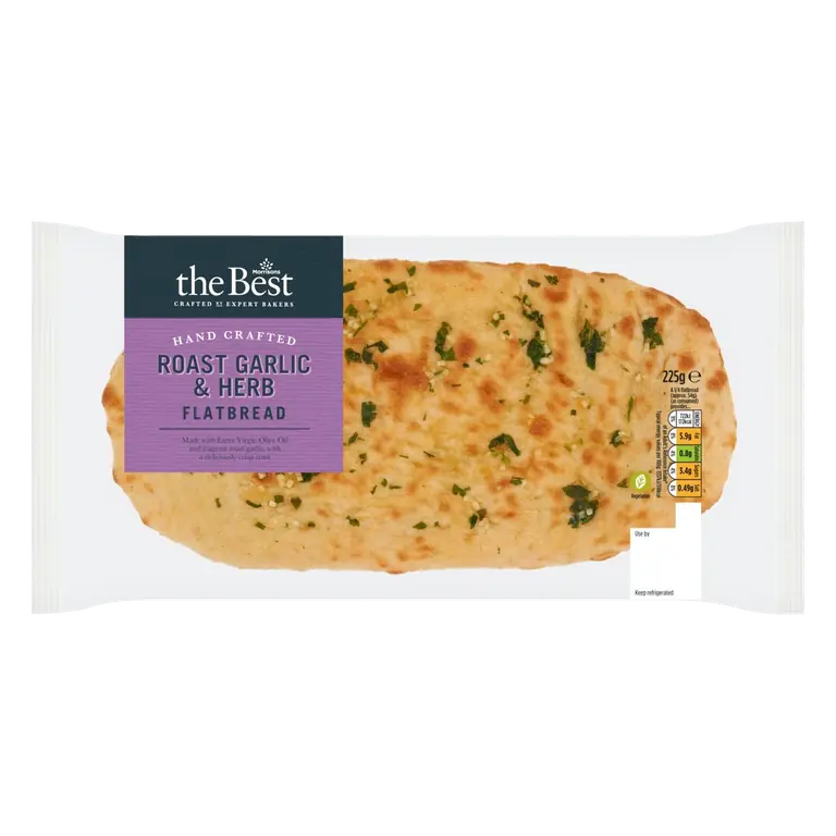 Roast Garlic & Herb Flatbread