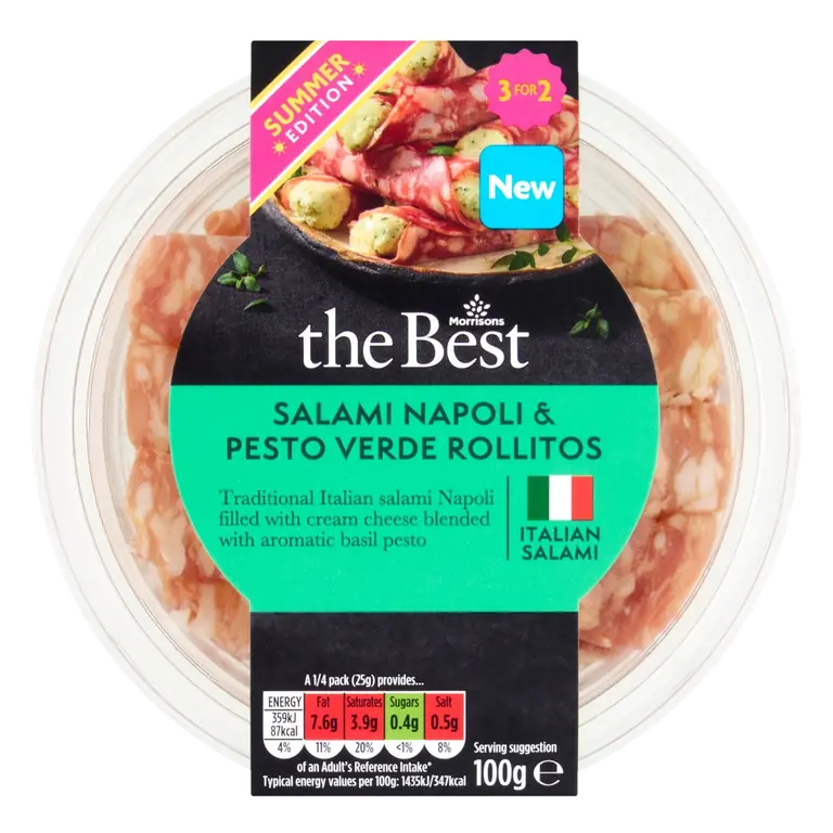 Salami Napoli And Pesto Rollitos 100g