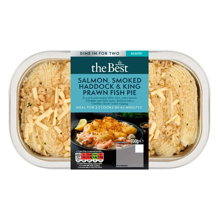 Salmon Smoked Haddock & King Prawn Fish Pie