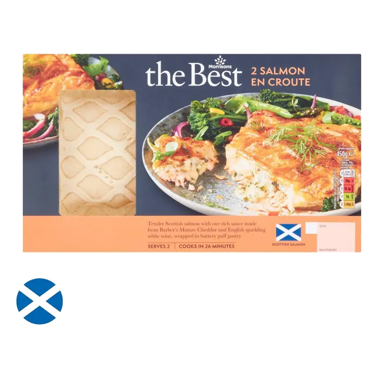 Scottish Salmon En Croute 2 Pack 480g
