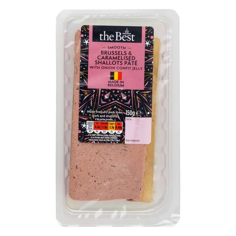 Smooth Brussels Pate With Onion Jelly Topping 150g